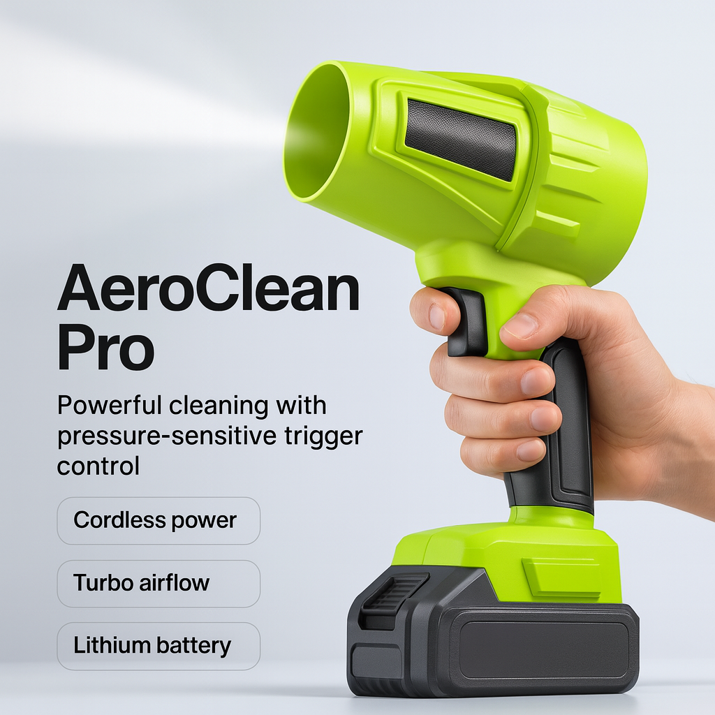 Powerful Rechargeable Leaf Blower for Precise Cleaning